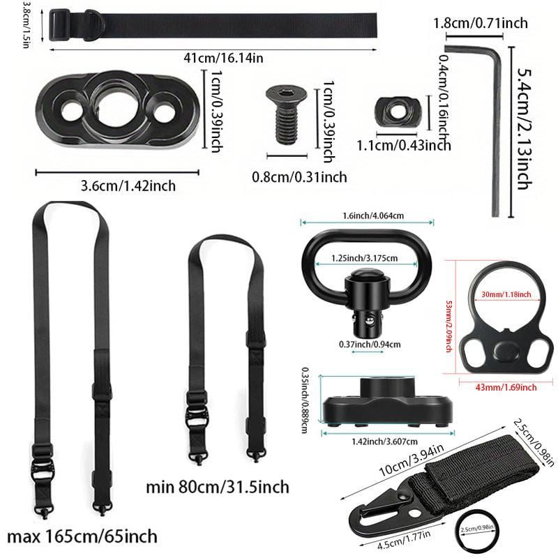 Quick-Adjust 2-Point Sling with Sling Swivels