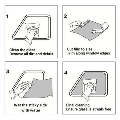 ☀️🚗 UV-blocking window film – cuts heat, easy install, 99% protection!