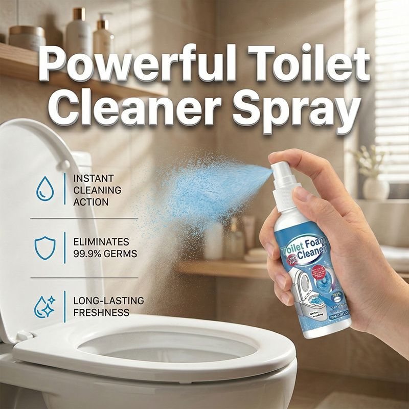 Powerful Stain & Odor Removing Toilet Cleaner Spray