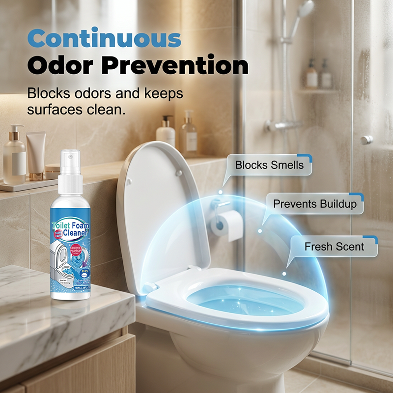 Powerful Stain & Odor Removing Toilet Cleaner Spray