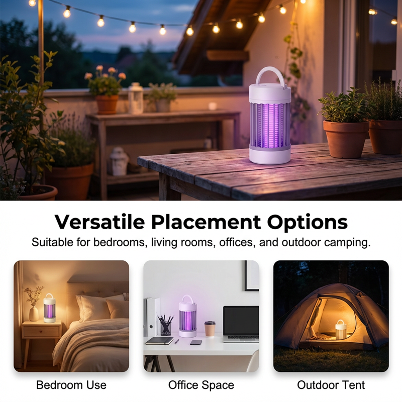 2-in-1 Electric Mosquito Zapper & LED Light
