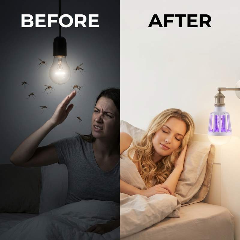 2-in-1 LED Mosquito Killer Lamp