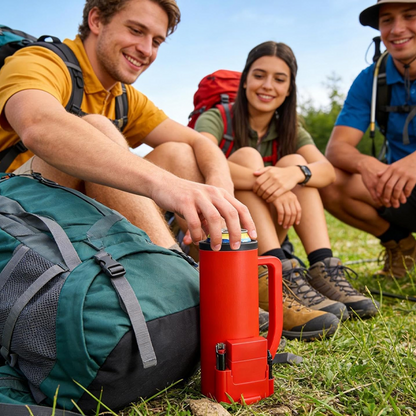 Tactical Can Cooler with Handle and Utility Caddy