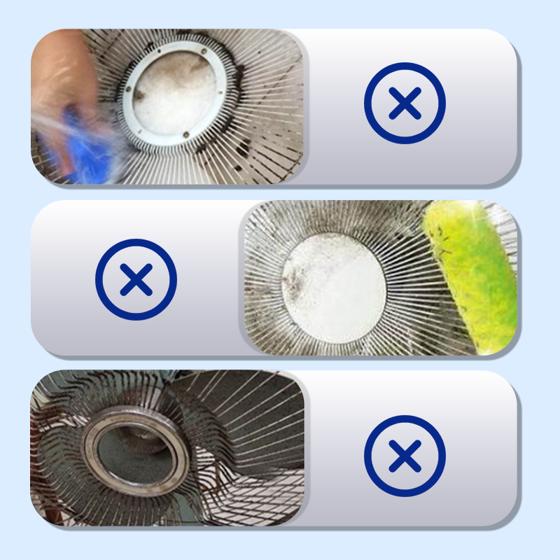Dusting and Cleaning Spray for Fan