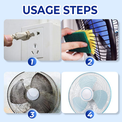 Dusting and Cleaning Spray for Fan