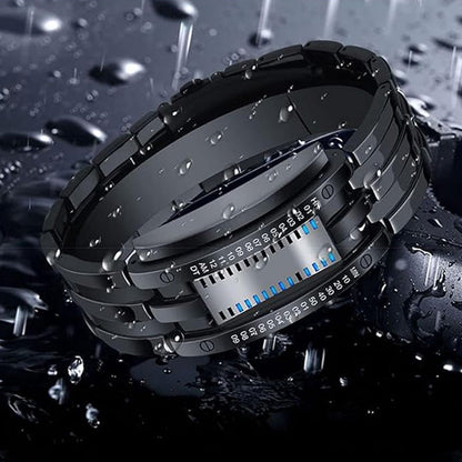 ⌚ 50% OFF NOW! 💙 Men's Binary LED Watch – Stainless Steel & Unique Display – Sporty, Modern & Water-Resistant ⚡