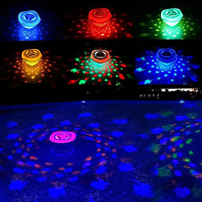 Floating LED Fish Projector Pool Light