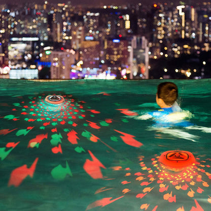 Floating LED Fish Projector Pool Light