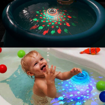 Floating LED Fish Projector Pool Light