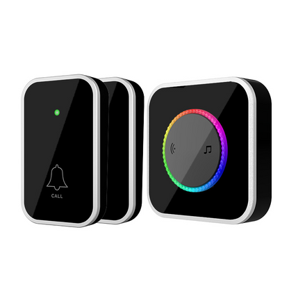 Wireless Doorbell with 7-Color LED Light