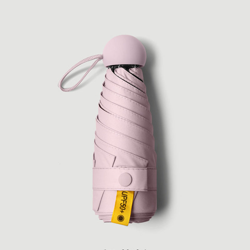 Dual-Purpose Portable Capsule Umbrella