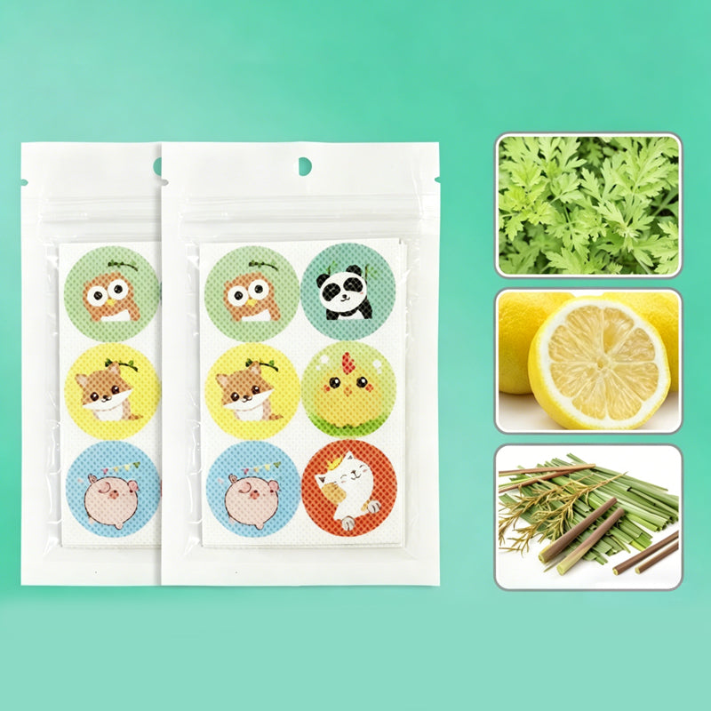 Kids Cartoon Animal Mosquito Repellent Patches