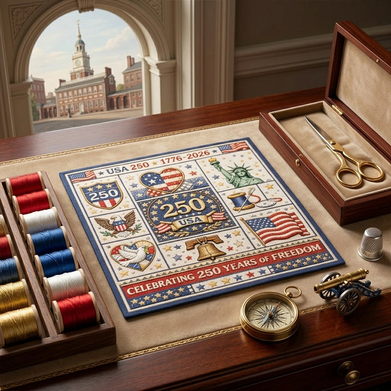 USA 250th Anniversary Commemorative Cross Stitch Kit