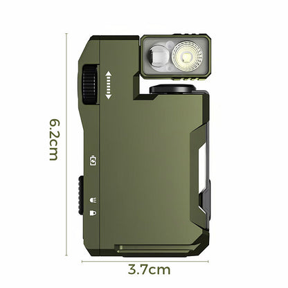 Portable Mini Flashlight with Rotatable Head