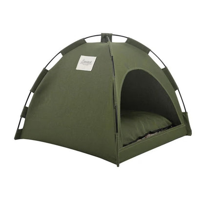 Portable Comfortable Cat Tent With Cushion