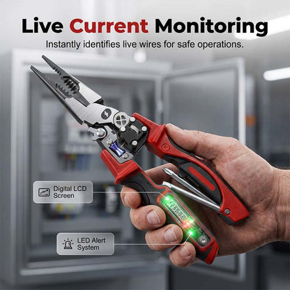 🛠️ Multifunctional Digital Electrician's Pliers 🚨