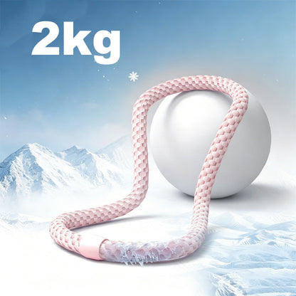 Cool-Touch Weighted Fitness Hoop