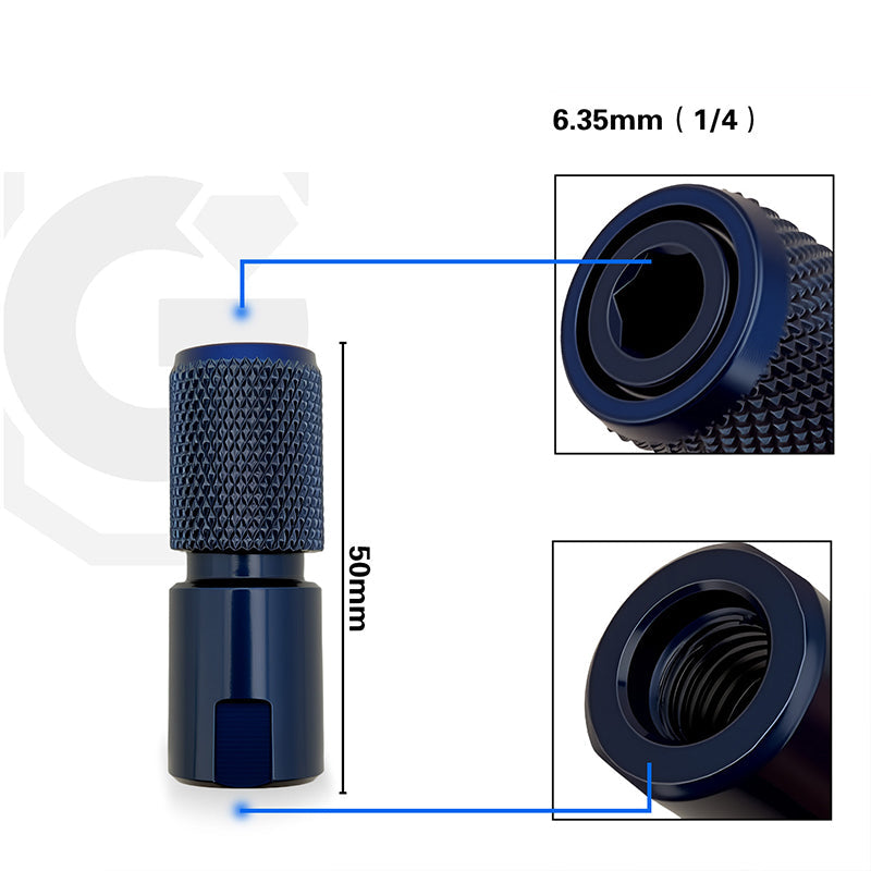 M10 to 1/4" Hex Shank Adapter