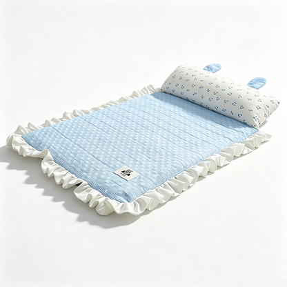 Summer Pet Cooling Mat with Pillow