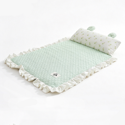 Summer Pet Cooling Mat with Pillow