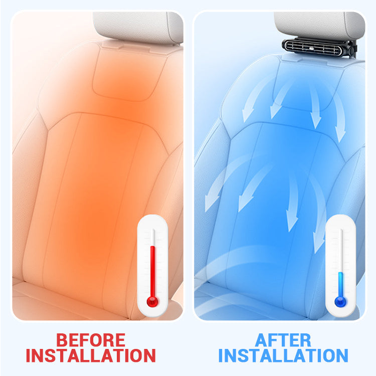 🔥LIMITED SALE 50% OFF!!🌬Car Seat Fan-Fast cooling, relieve driving stuffiness❄