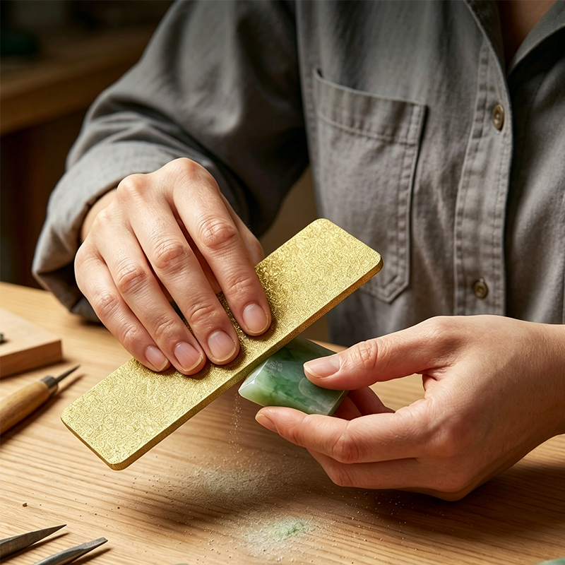 100 Grit Double-Sided Hand Polishing Pad