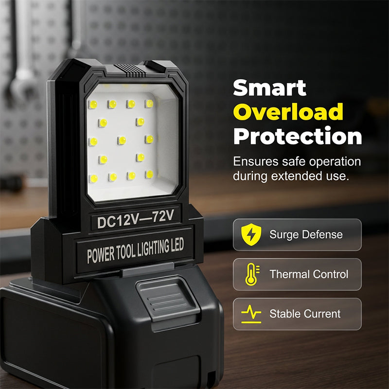Universal LED Work Light for Power Tool Batteries