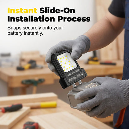 Universal LED Work Light for Power Tool Batteries