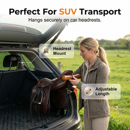 T-Shaped Wooden Saddle Rack Carrier