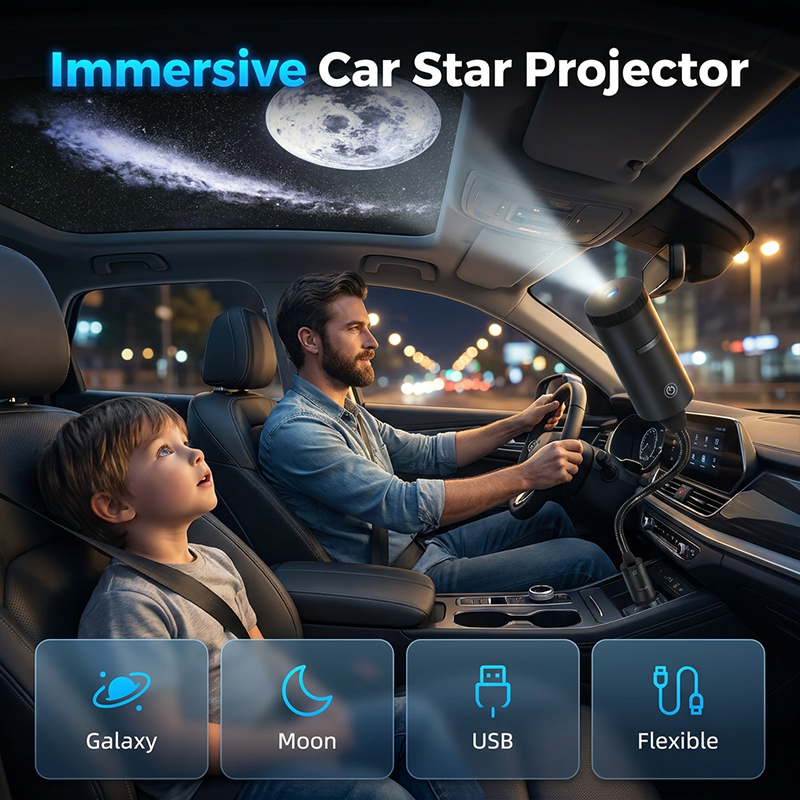 Car Roof Star Projector Lamp