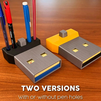 USB Shaped Sticky Note Holder & Pen Holder Set