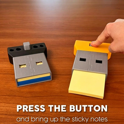 USB Shaped Sticky Note Holder & Pen Holder Set