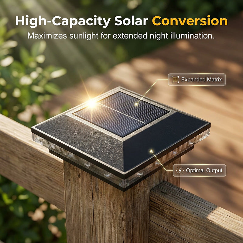 📢📢49% OFF !! ⏰Outdoor Solar Post Cap Lights