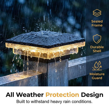 📢📢49% OFF !! ⏰Outdoor Solar Post Cap Lights