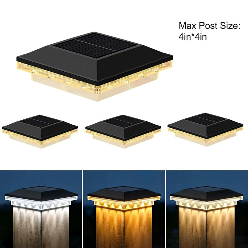 📢📢49% OFF !! ⏰Outdoor Solar Post Cap Lights