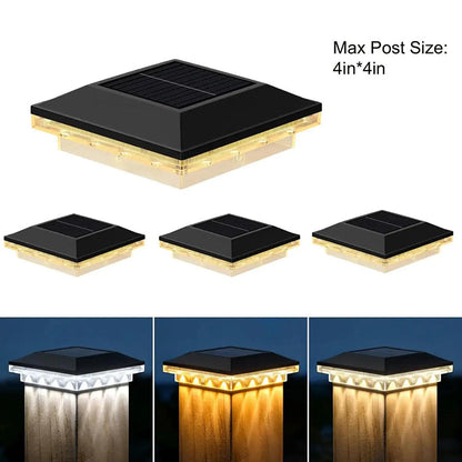 📢📢49% OFF !! ⏰Outdoor Solar Post Cap Lights
