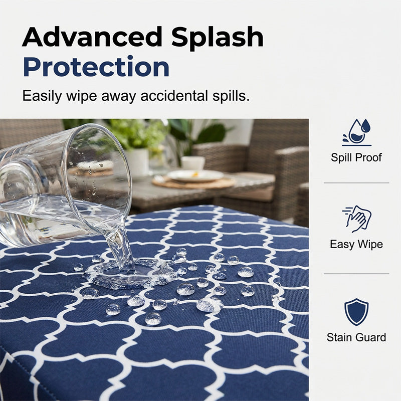 Patio Sofa Cushion Cover – Stretch, Water-Resistant ✨