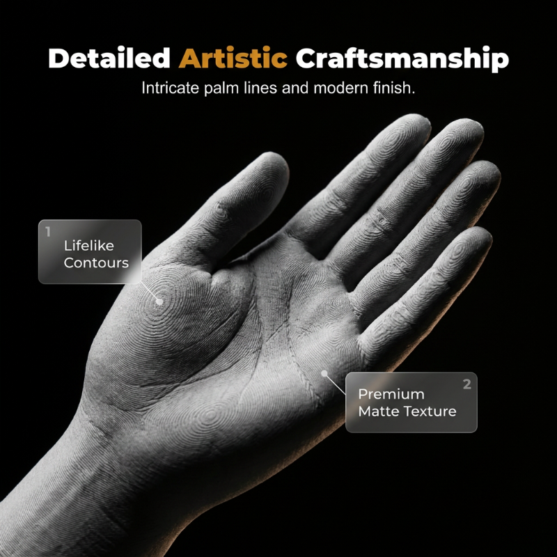 3D Printed Hand Shaped Decorative Screw