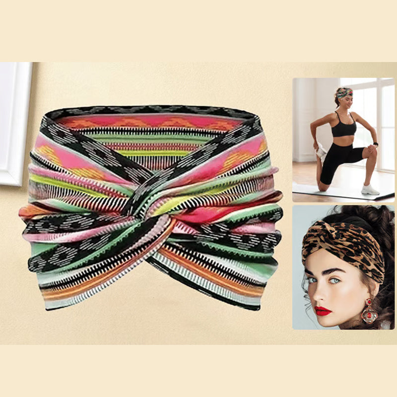 Twist-Front Wide Headband for Women