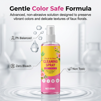 Artificial Flower Cleaning Spray with Towel