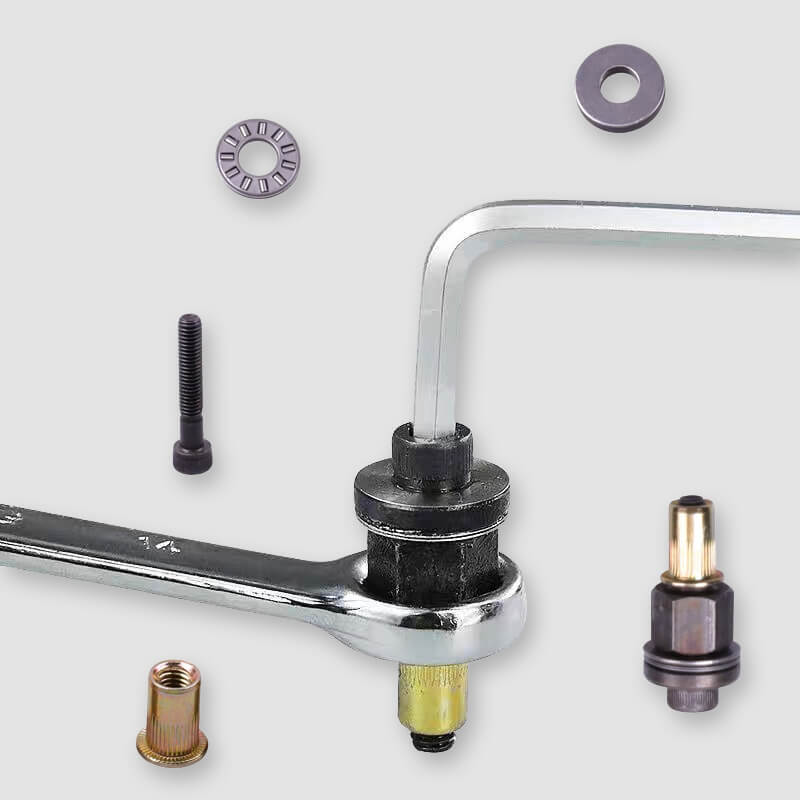 🔧Exclusive 50% OFF | Rivet Gun Head & Nutsert Cap Set | Heavy-Duty Steel Fastening Tool | Portable Kit for Automotive, Sheet Metal & Industrial Use