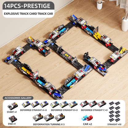 Transforming Car Adventure Track Set