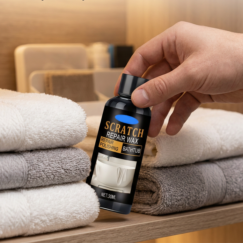 Bathroom Scratch Repair Wax with Sponge