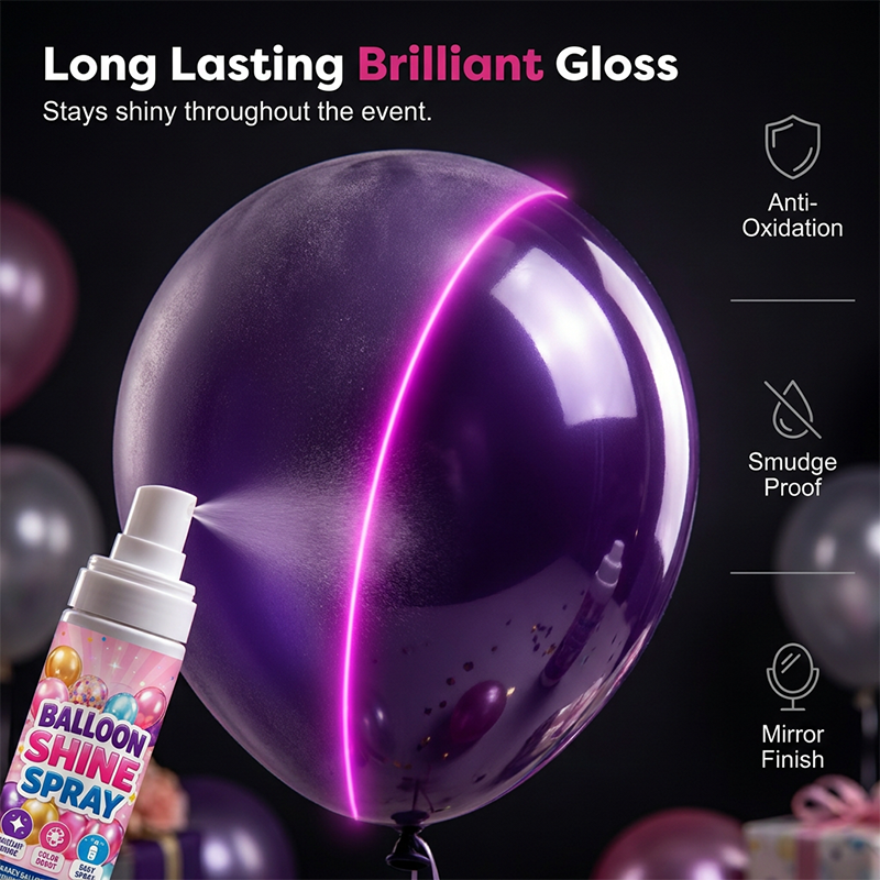 Balloon Shine Spray Long Lasting Brightener
