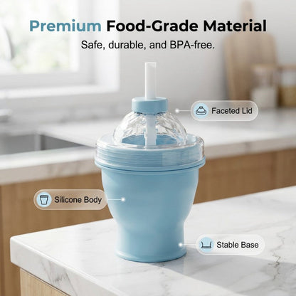 2-in-1 Collapsible Ice Ball Maker Cup