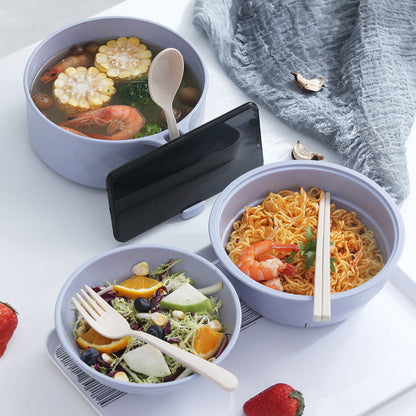 Multifunctional Ramen Bowl Set with Water Filter Bowl