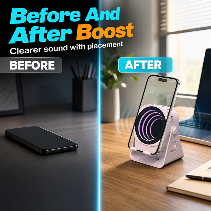 Wireless Induction Speaker Stand
