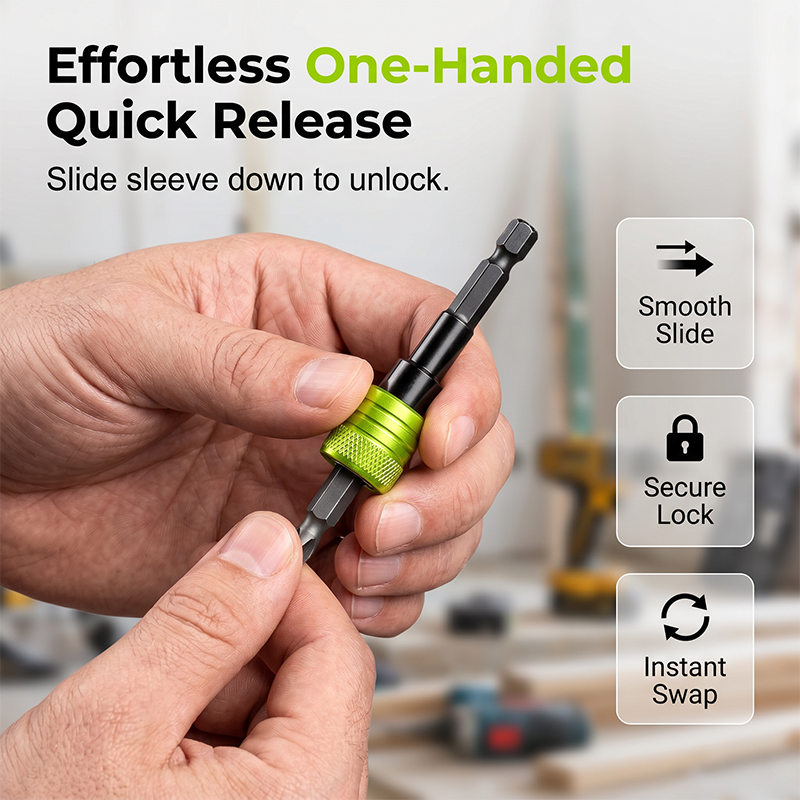 📢📢40% OFF !! ⏰Multicolor Screwdriver Bit Holder Keychain Extension Bar