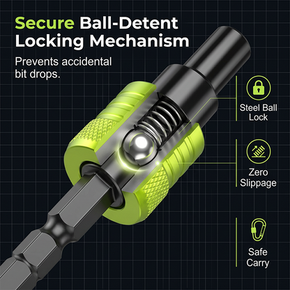 📢📢40% OFF !! ⏰Multicolor Screwdriver Bit Holder Keychain Extension Bar