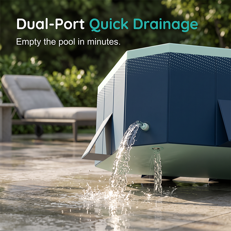 🏊‍♂️💦 Thickened, non-inflatable swimming pool – enjoy fun water activities and refresh yourself at home in the summer.